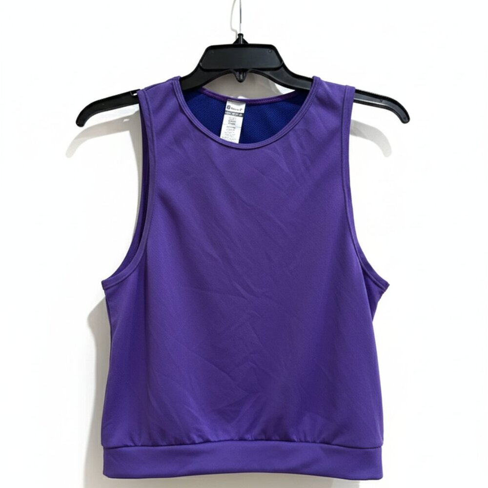 Ligiana Fit Purple Open Side Gym Tank Workout Top - Size Medium NEW